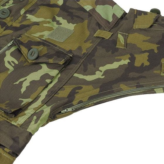 Chaqueta guardapolvo MFH Commando en Czech Woodland
