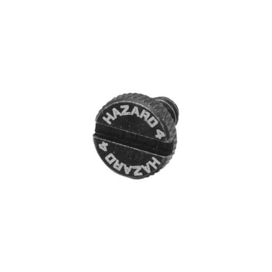 Tornillo ranurado moleteado Hazard 4 - Negro