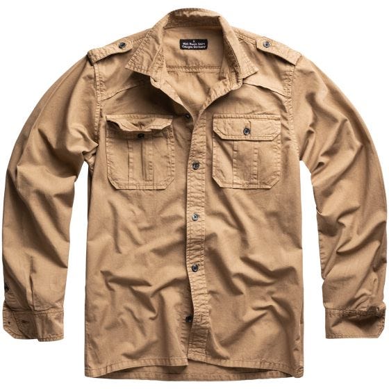 Camisa de manga larga Surplus M65 Basic - Beis