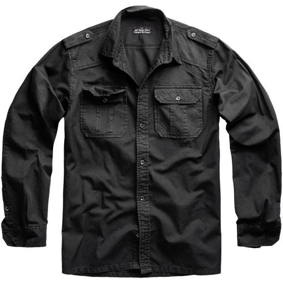 Camisa de manga larga Surplus M65 Basic - Negro