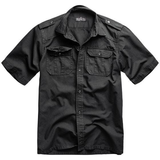 Camisa de manga corta Surplus M65 Basic - Negro