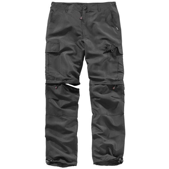 Pantalones para exteriores de secado rápido Surplus en negro