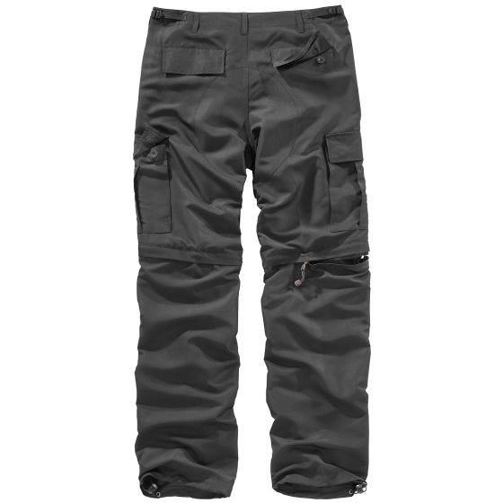 Pantalones para exteriores de secado rápido Surplus en negro