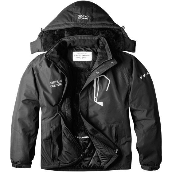 Chaqueta Surplus Stars en negro