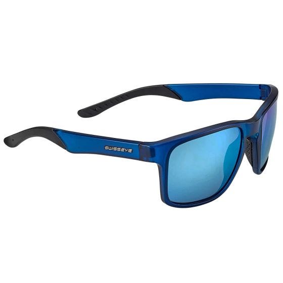 Gafas de sol Swiss Eye Life - Lente Ahumada BW Revo / Azul Oscuro Mate/Marco Negro