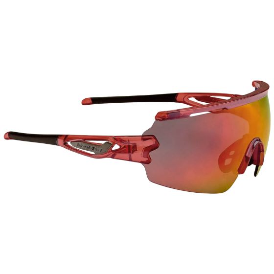 Gafas de sol Swiss Eye Signal RX - Lente Revo rojo humo negro/cristal láser brillante marco rojo/negro