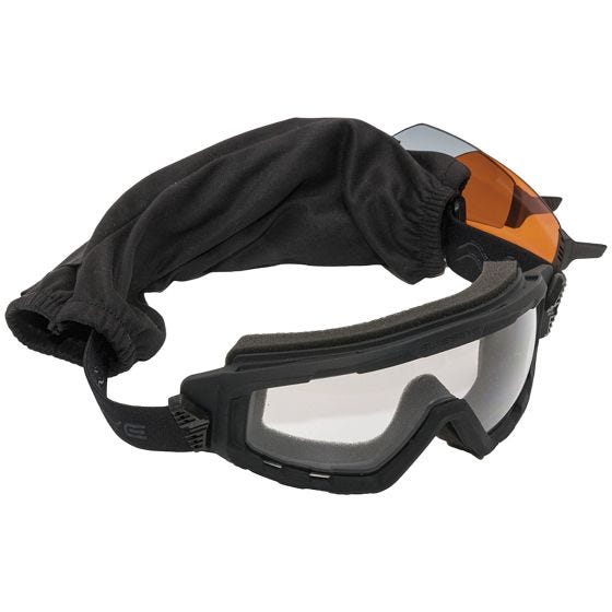 Gafas Swiss Eye G-Tac con lentes ahumadas + naranjas + transparentes y montura de goma en negro