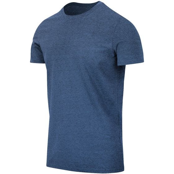 Camiseta Helikon Slim - Jaspeado en azul