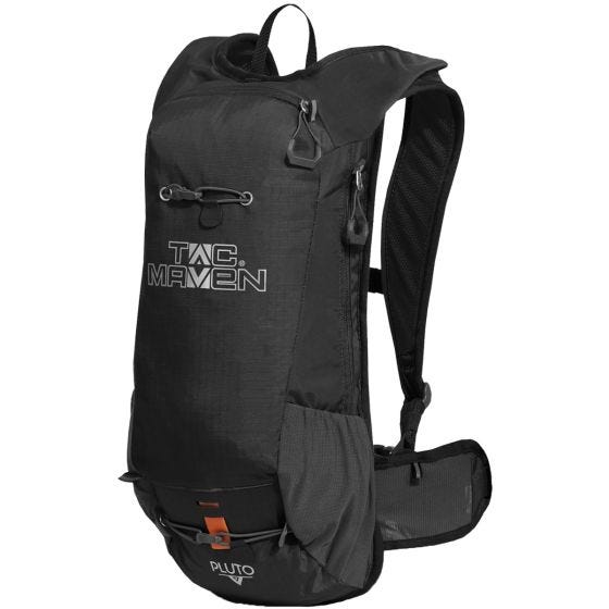 Mochila de hidratación TAC MAVEN Pluto 9 L - Negro