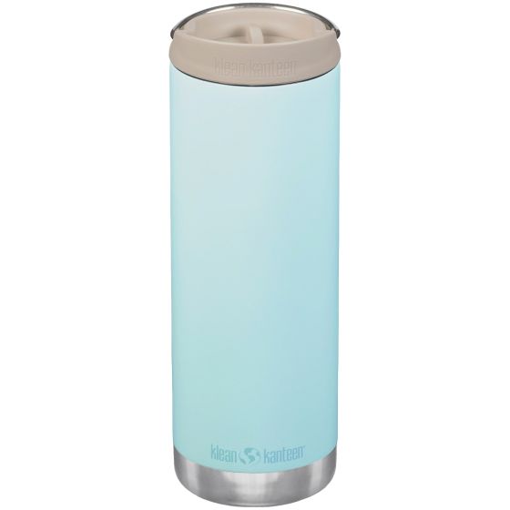 Botella térmica Klean Kanteen TKWide con tapa para beber de 592 ml - Blue Tint