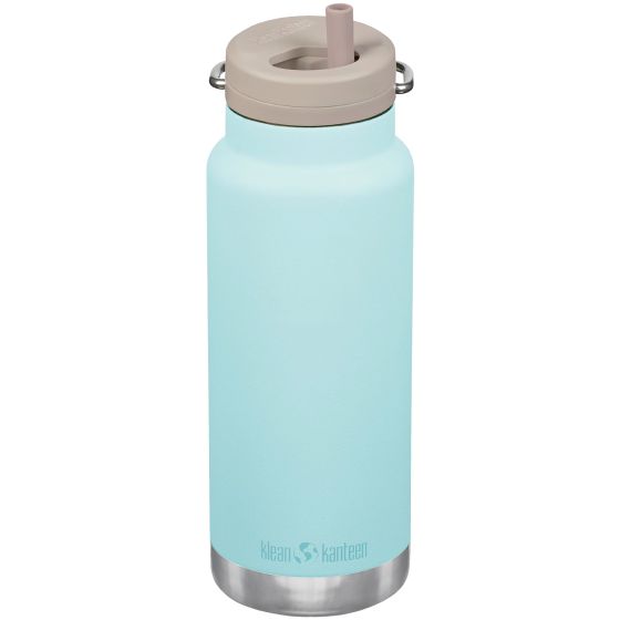 Botella térmica Klean Kanteen TKWide 946 ml Twist Cap w/Straw - Blue Tint