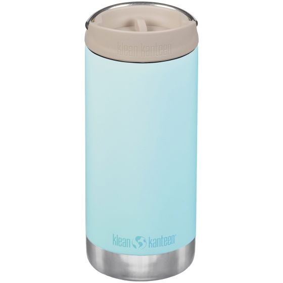 Botella térmica Klean Kanteen TKWide con tapa para beber de 355 ml - Blue Tint