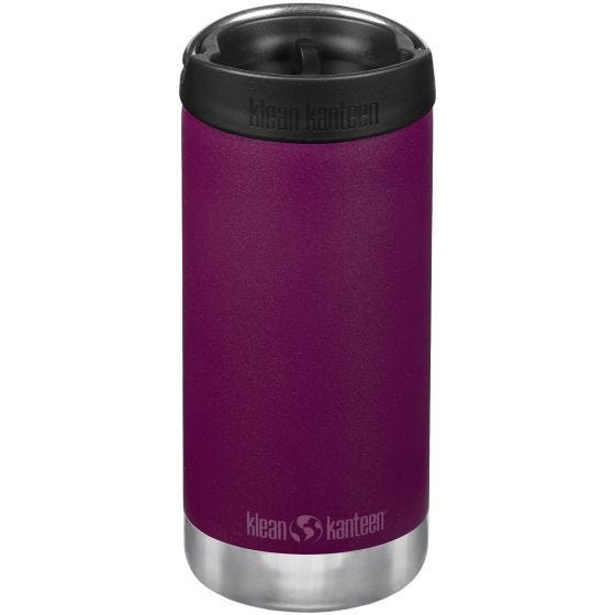 Botella térmica Klean Kanteen TKWide con tapa para beber de 355 ml - Purple Potion