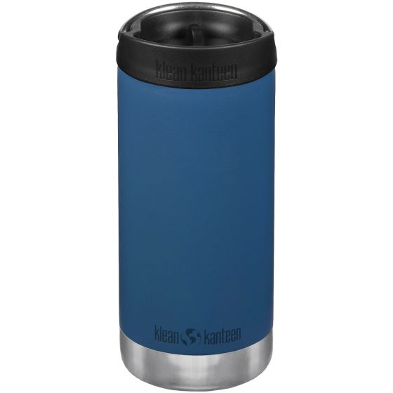 Botella térmica Klean Kanteen TKWide con tapa para beber de 355 ml - Real Teal