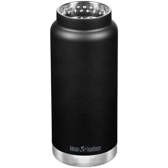 Botella térmica Klean Kanteen TKWide 946 ml Twist Cap w/Straw - Negro
