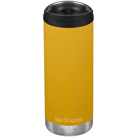 Botella térmica Klean Kanteen TKWide con tapa para beber de 473 ml - Marigold