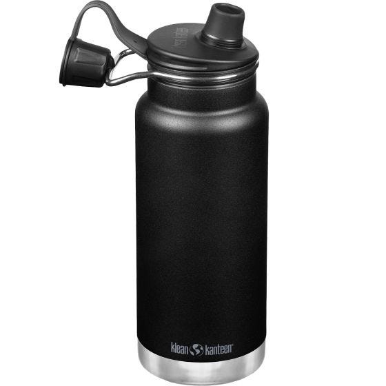 Botella térmica Klean Kanteen TKWide 946 ml Chug Cap - Negro
