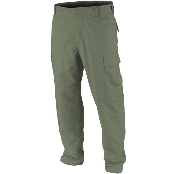 Pantalones Teesar BDU de Ripstop prelavado en verde oliva