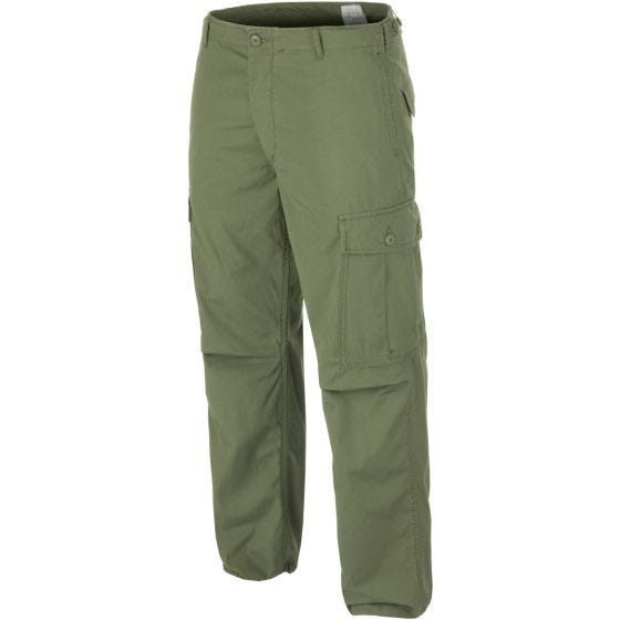 Pantalones Teesar US Jungle M64 Vietnam en verde oliva