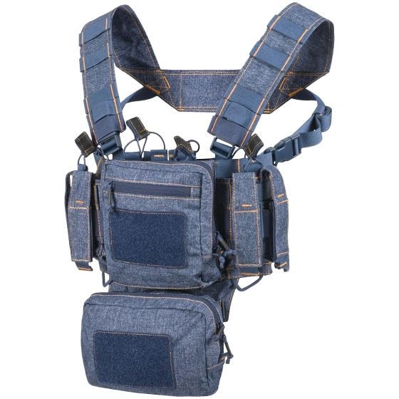 Chaleco táctico Helikon Training en Melange Blue