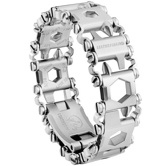 Pulsera de herramientas Leatherman Tread LT de acero inoxidable
