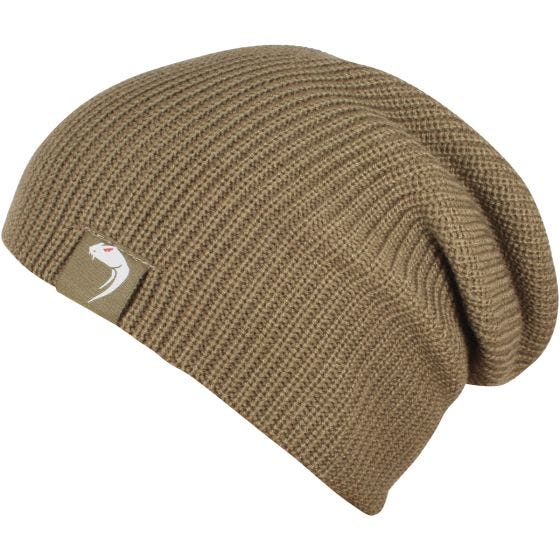 Gorro de punto Viper con logotipo en Coyote