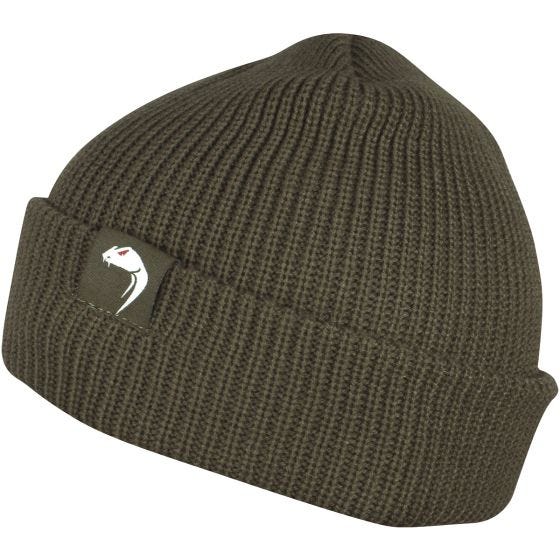 Gorro de punto Viper con logotipo en verde