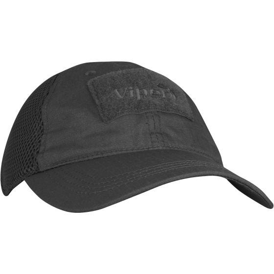 Gorra de béisbol Viper Flexi-Fit en negro