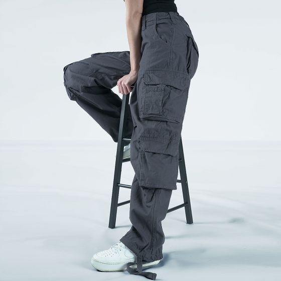 Pantalones Surplus Airborne Vintage Para mujer - Antracita