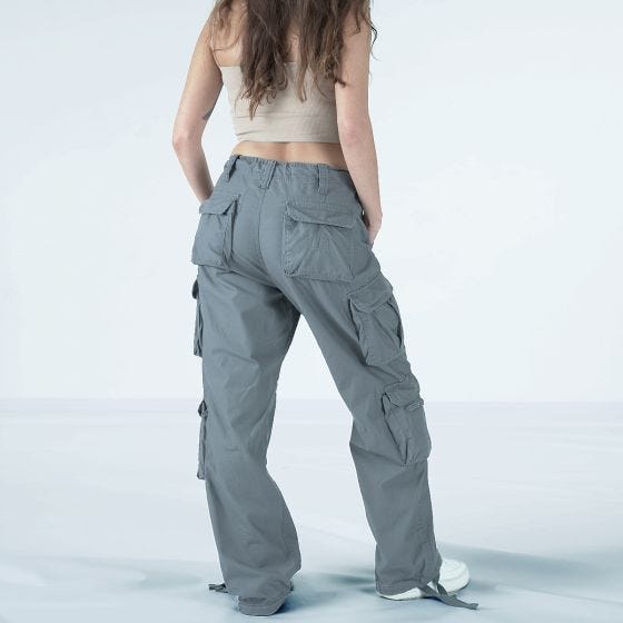 Pantalones Surplus Airborne Vintage Para mujer - Gris