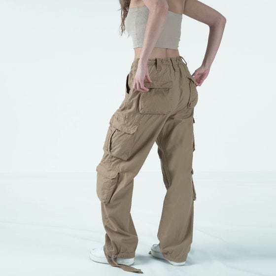 Pantalones Surplus Airborne Vintage Para mujer - Coyote