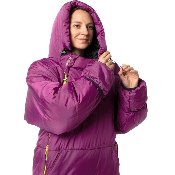 Traje de saco de dormir Selk'bag Original 6G - Purple Evening