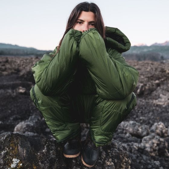 Traje de saco de dormir Selk'bag Original 6G - Green Pasture