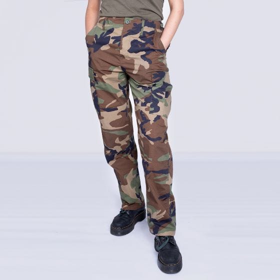 Pantalones MFH Ripstop para mujer - Woodland