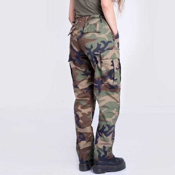 Pantalones MFH Ripstop para mujer - Woodland