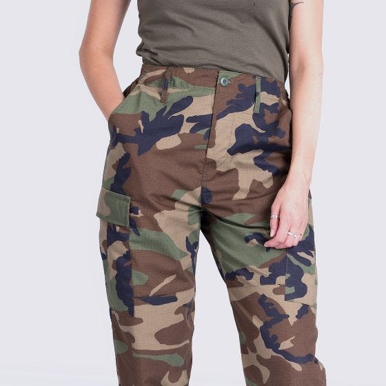 Pantalones MFH Ripstop para mujer - Woodland