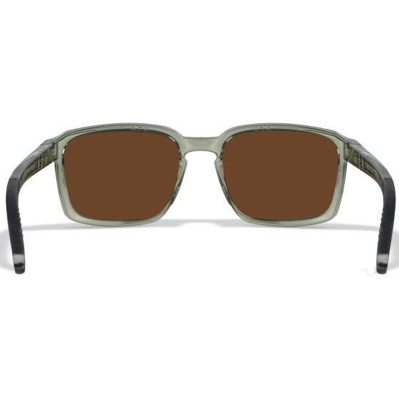Gafas Wiley X WX Alfa - Captivate Polarized Bronze Mirror Lenses / Gloss Crystal Light Olive/Grey