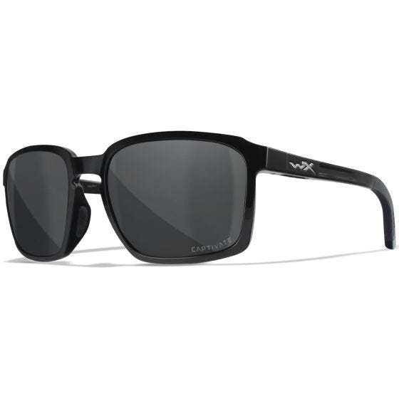 Gafas Wiley X WX Alfa - Captivate Polarized Grey Lenses / Gloss Black Frame