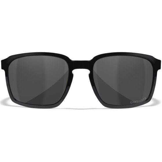 Gafas Wiley X WX Alfa - Captivate Polarized Grey Lenses / Gloss Black Frame