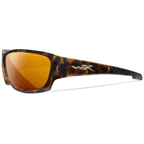 Gafas Wiley X WX Climb - Captivate Polarized Bronze Mirror Lenses / Gloss Tortoise Frame
