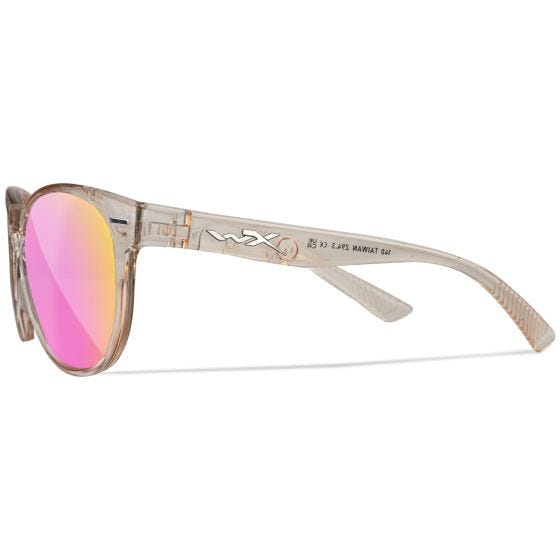 Gafas Wiley X WX Covert - Captivate Polarized Rose Gold Lenses / Gloss Crystal Blush Frame