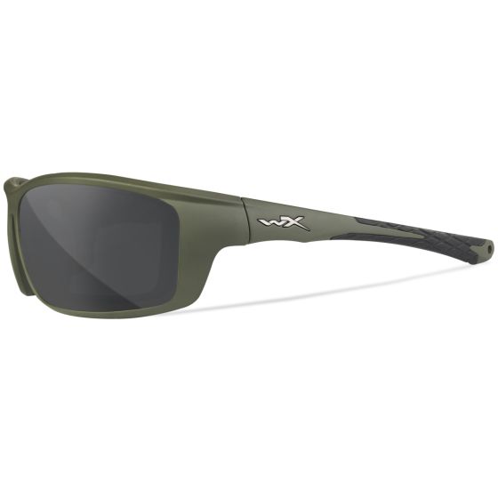 Gafas Wiley X WX Grid - Captivate Polarized Grey Mirror Lenses / Matte Utility Green Frame