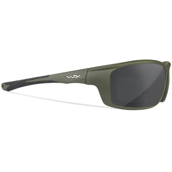 Gafas Wiley X WX Grid - Captivate Polarized Grey Mirror Lenses / Matte Utility Green Frame