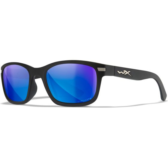 Gafas Wiley X WX Helix - Captivate Polarized Blue Mirror Lenses / Matte Black Frame