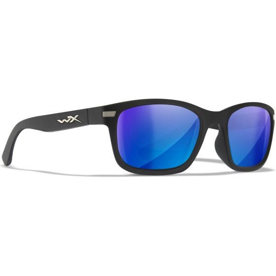 Gafas Wiley X WX Helix - Captivate Polarized Blue Mirror Lenses / Matte Black Frame