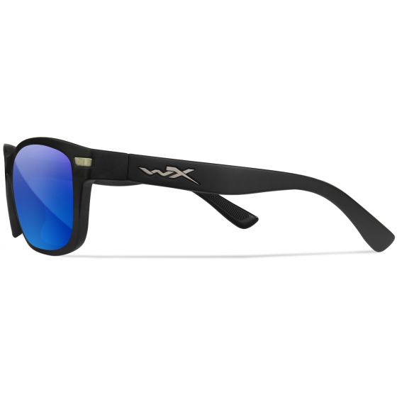 Gafas Wiley X WX Helix - Captivate Polarized Blue Mirror Lenses / Matte Black Frame