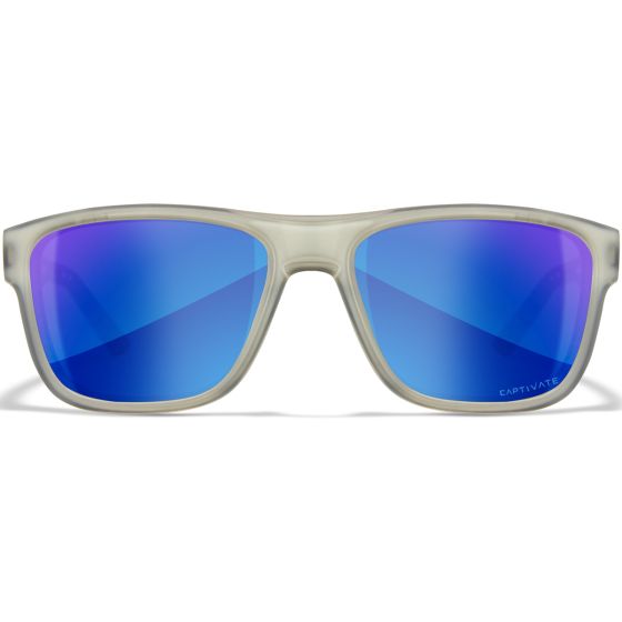 Gafas Wiley X WX Ovation - Captivate Polarized Blue Mirror Lenses / Matte Slate Frame