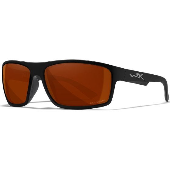 Gafas Wiley X WX Peak - Captivate Polarized Copper Lenses / Matte Black Frame