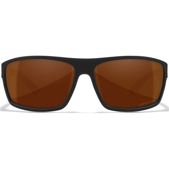 Gafas Wiley X WX Peak - Captivate Polarized Copper Lenses / Matte Black Frame