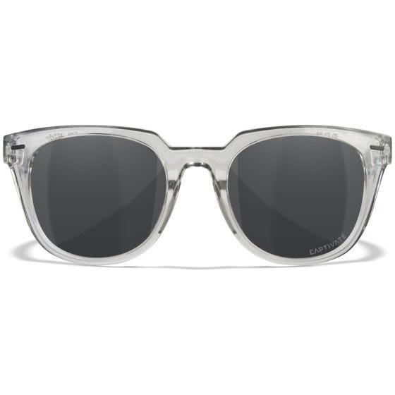 Gafas Wiley X WX Ultra - Captivate Polarized Grey Lenses / Gloss Crystal Light Grey Frame